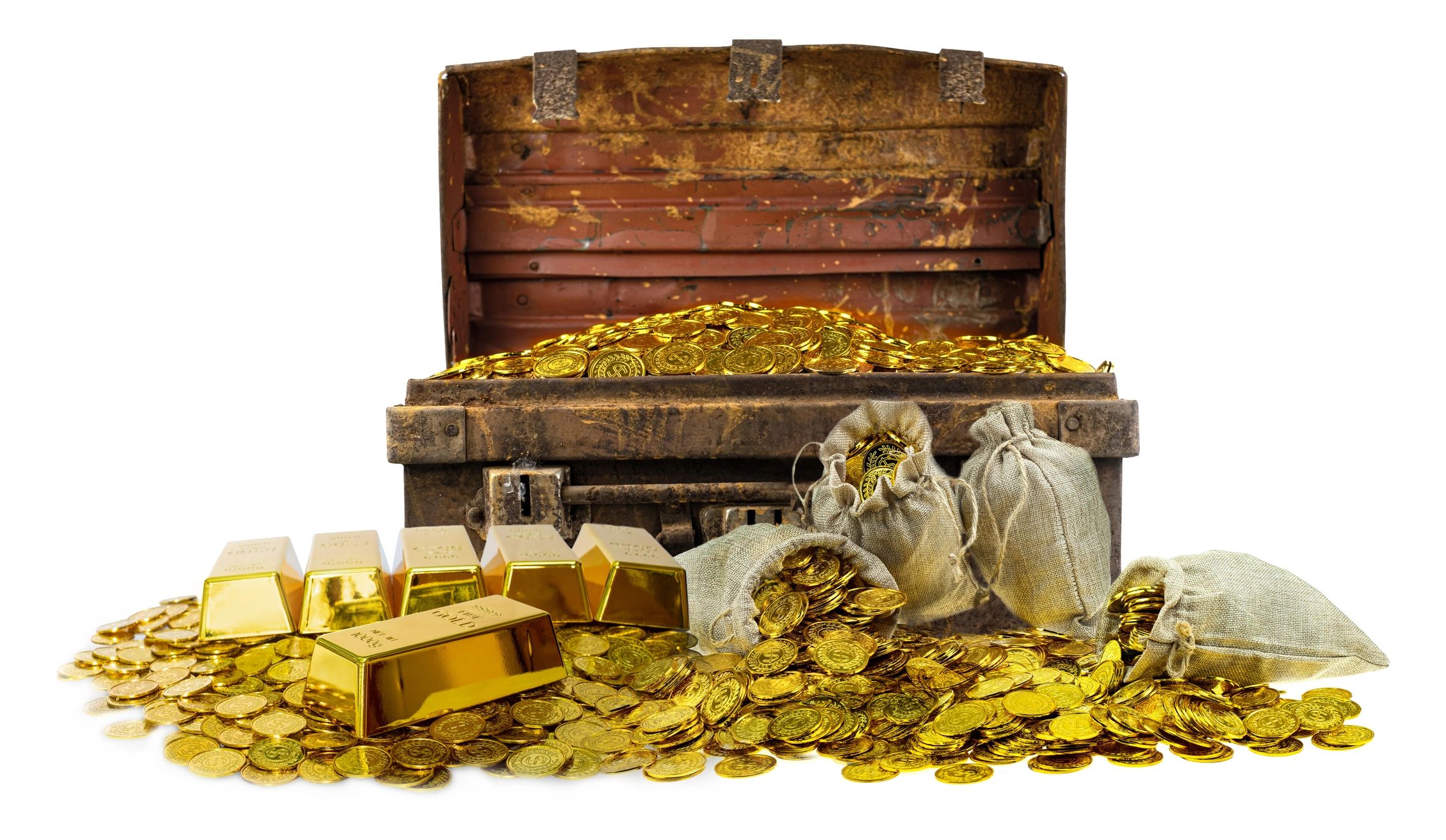 Gold coins for treasury records