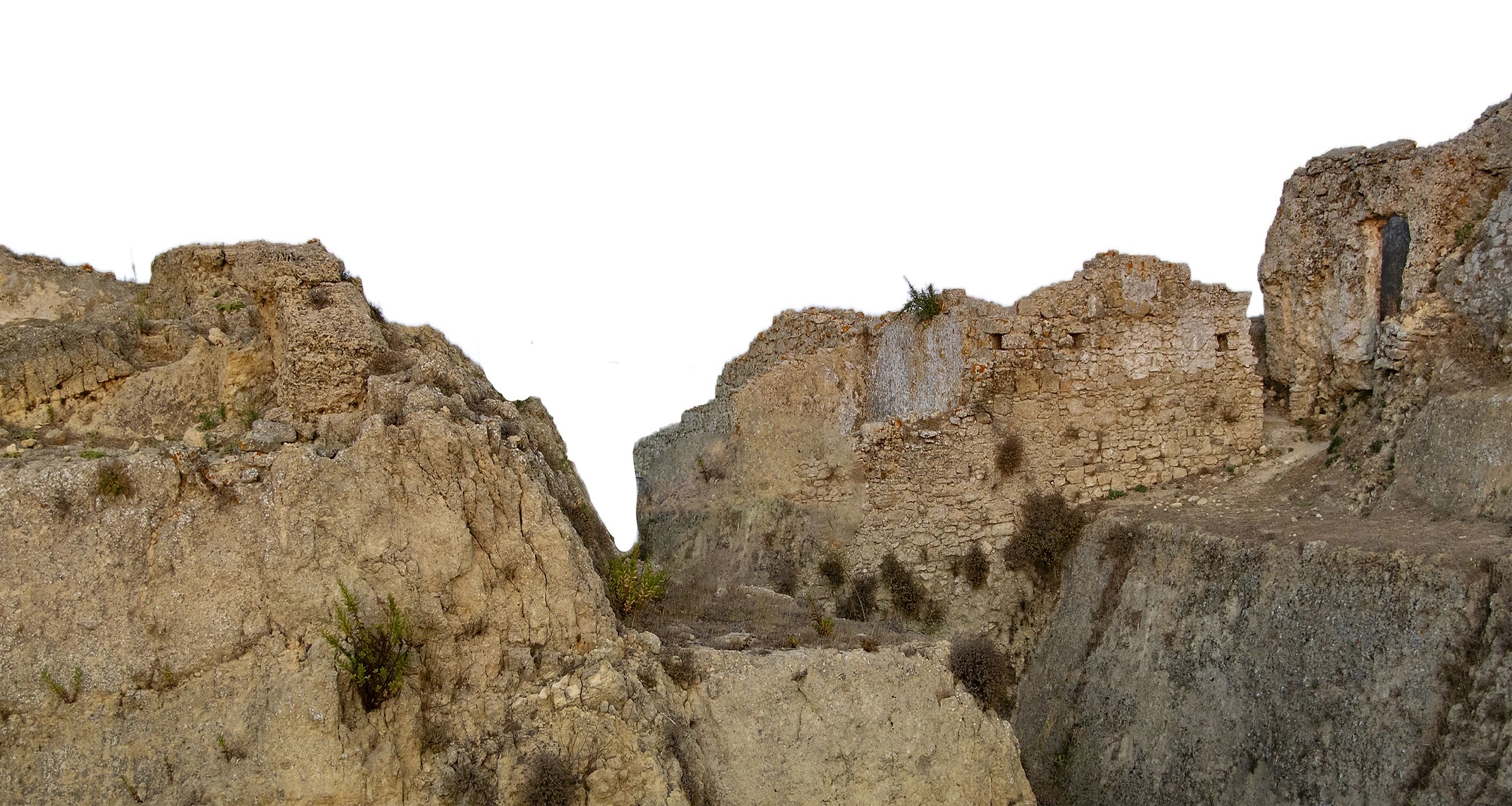 Ancient ruins representing known bosses